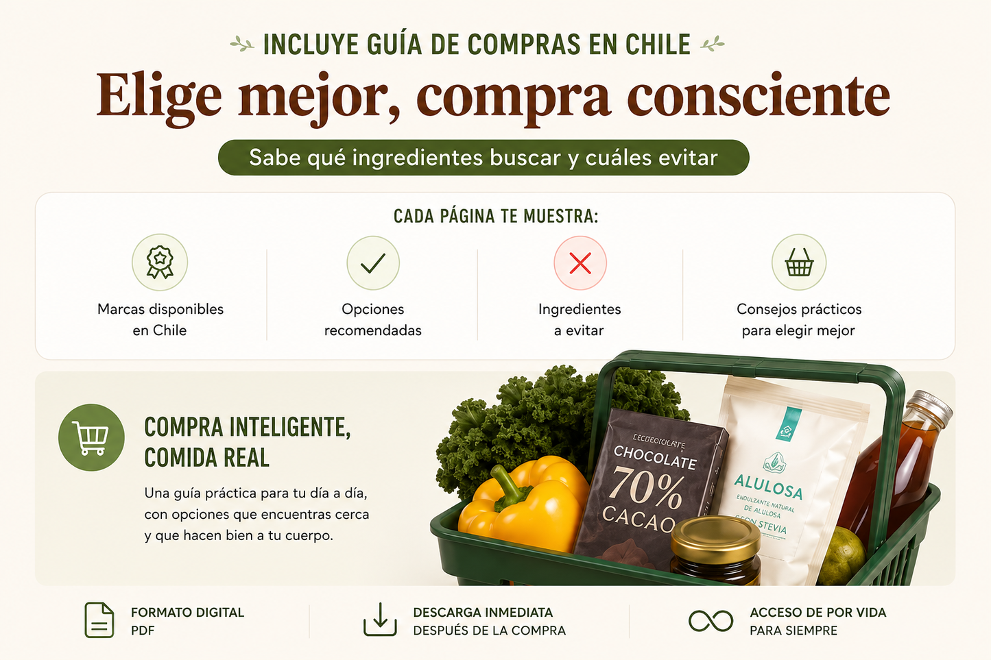 Pack Recetas Anti-Inflamatorias y Guía de Compras