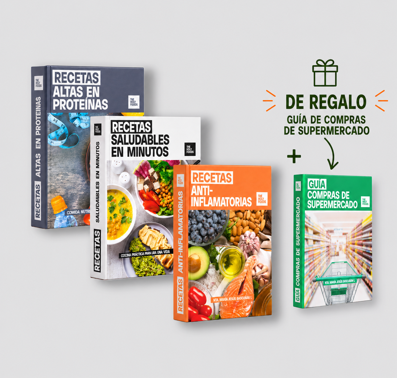 Pack Recetas Altas En Proteína, Saludables y Antiinflamatorias